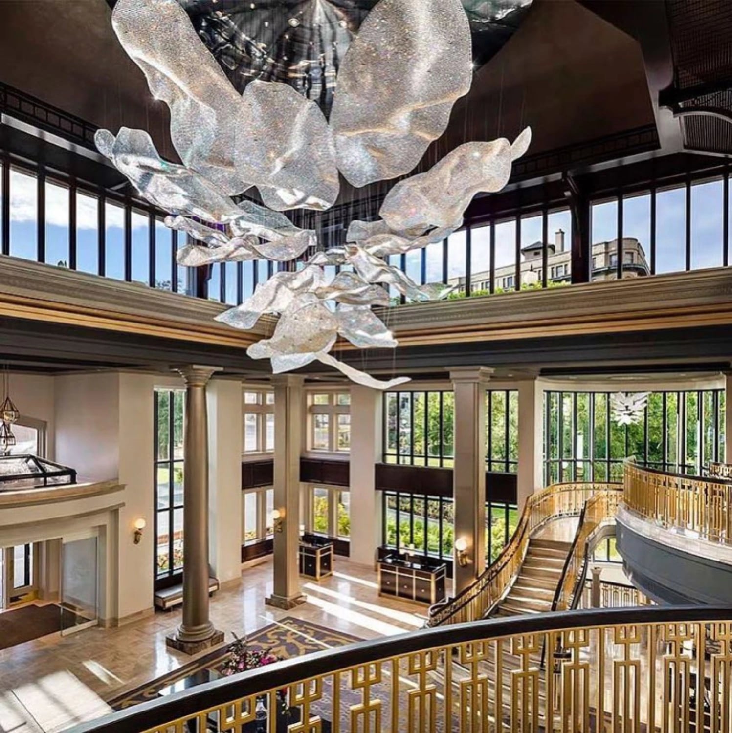 grand lobby at Fairmont Empress Hotel, renovated by Kyle Sawyer Construction